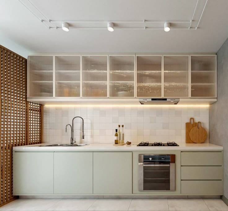 Straight Kitchen - Main view